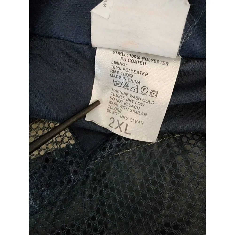 GoGo Sports Inc Zip up Windbreaker Jacket, 2XL, Men's
